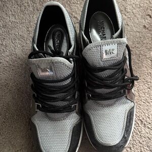 Michael Kors Men's Black and Gray Sneakers